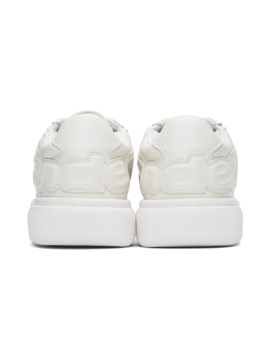White Puff Sneakers - 2