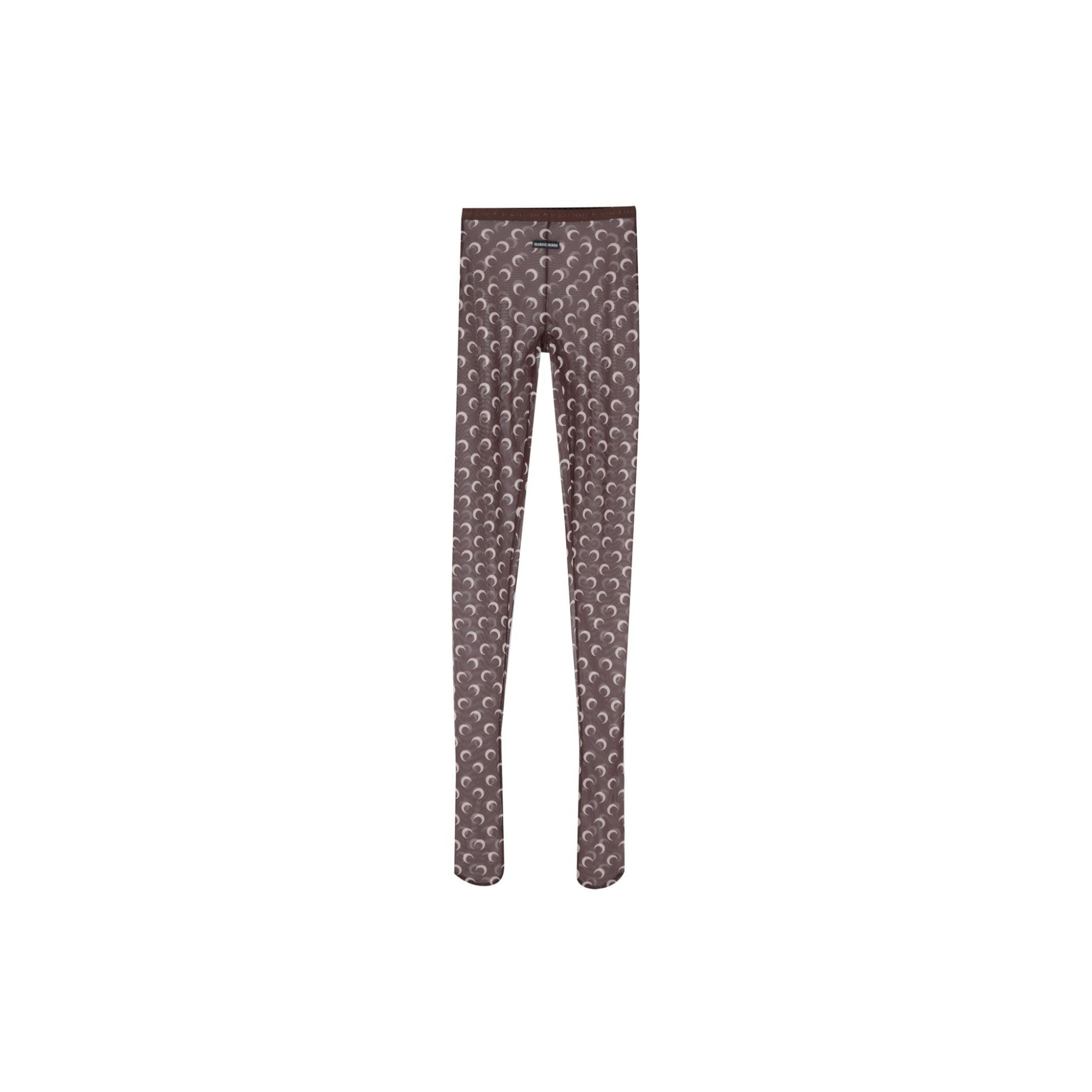 MOON PRINTED MESH TIGHTS - 1