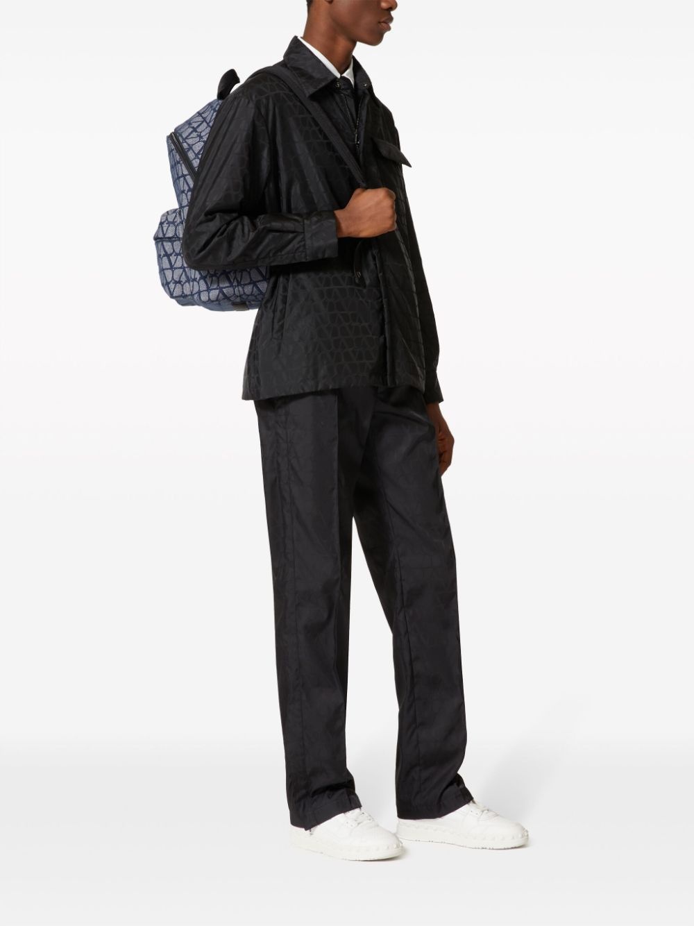 【関税込み】VALENTINO 'TOILE ICONOGRAPHE' REVERSIBLE JACKET Valentino - Toile Iconographe Reversible Double Coat