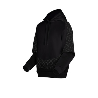 Louis Vuitton Monogram Circle Cut Hoodie  outlook