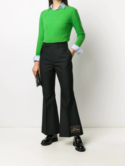 GUCCI Eterotopia flared trousers outlook