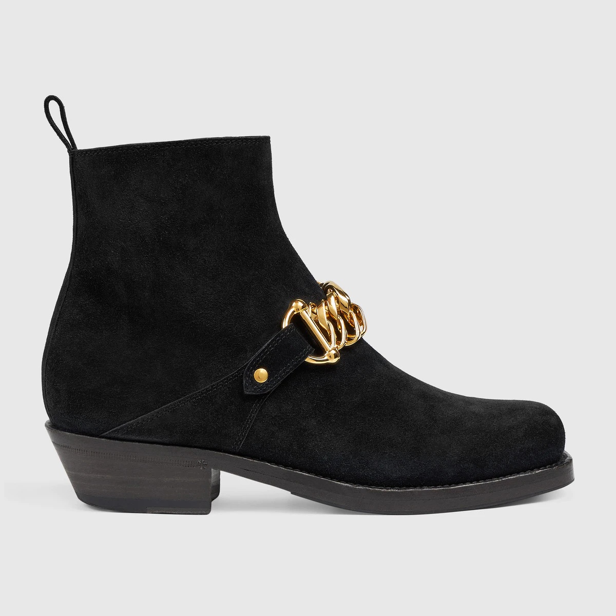 Women's ankle boot with chain - 1