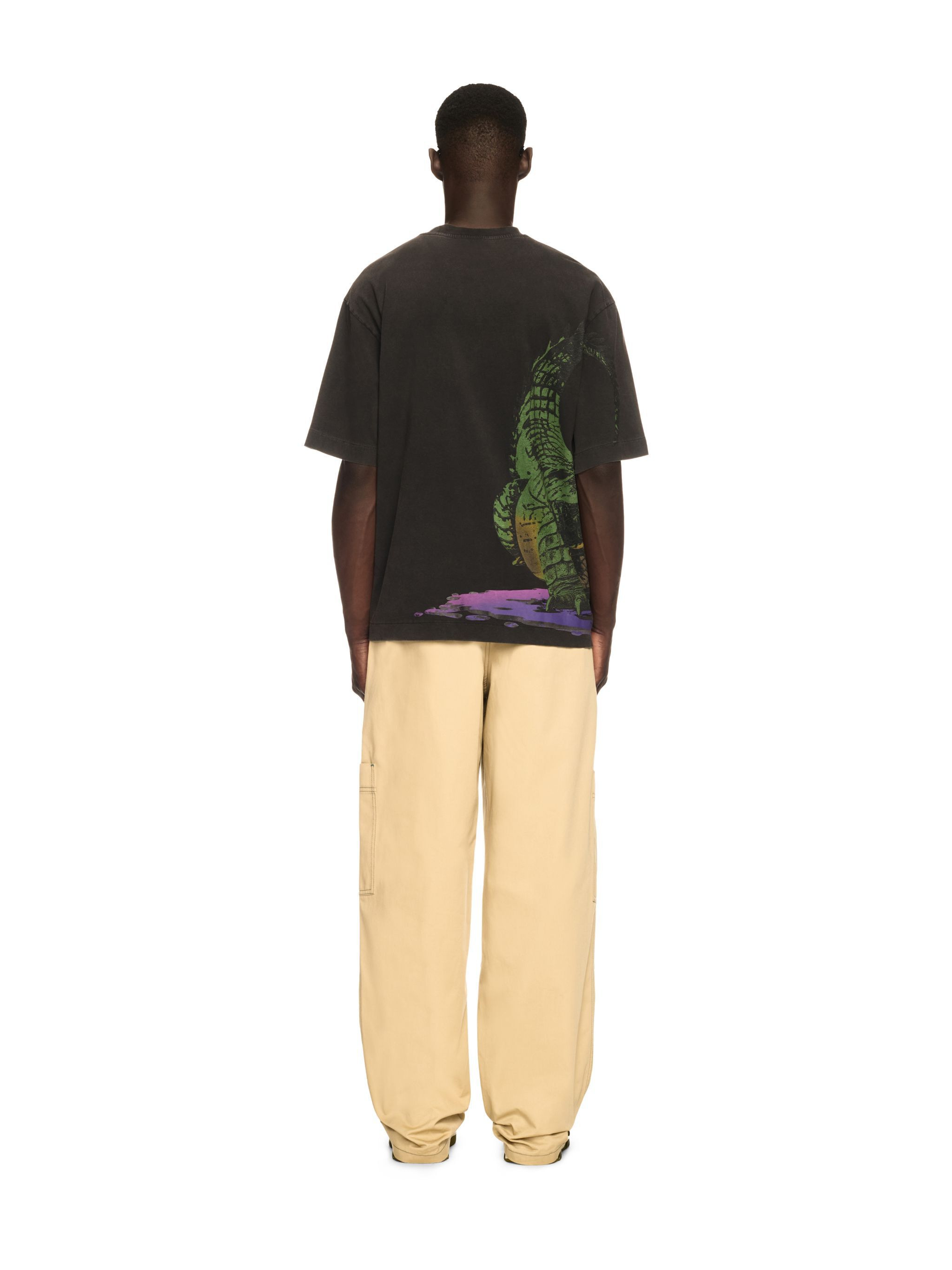 Beige Stitch Cargo Pants - 5