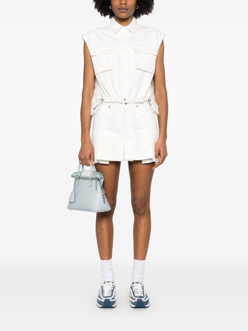 sacai pleat-detailing vest outlook