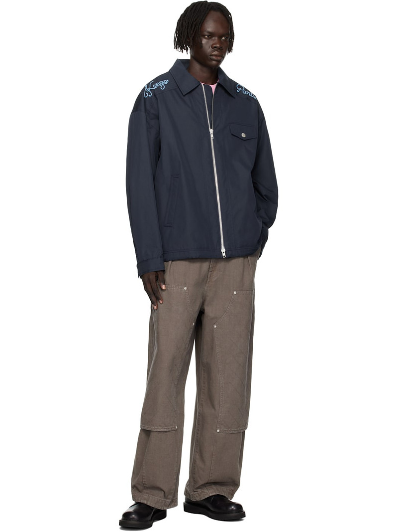KENZO Navy Kenzo Paris 'Kenzo Paris Chainstitch' Coach Jacket outlook