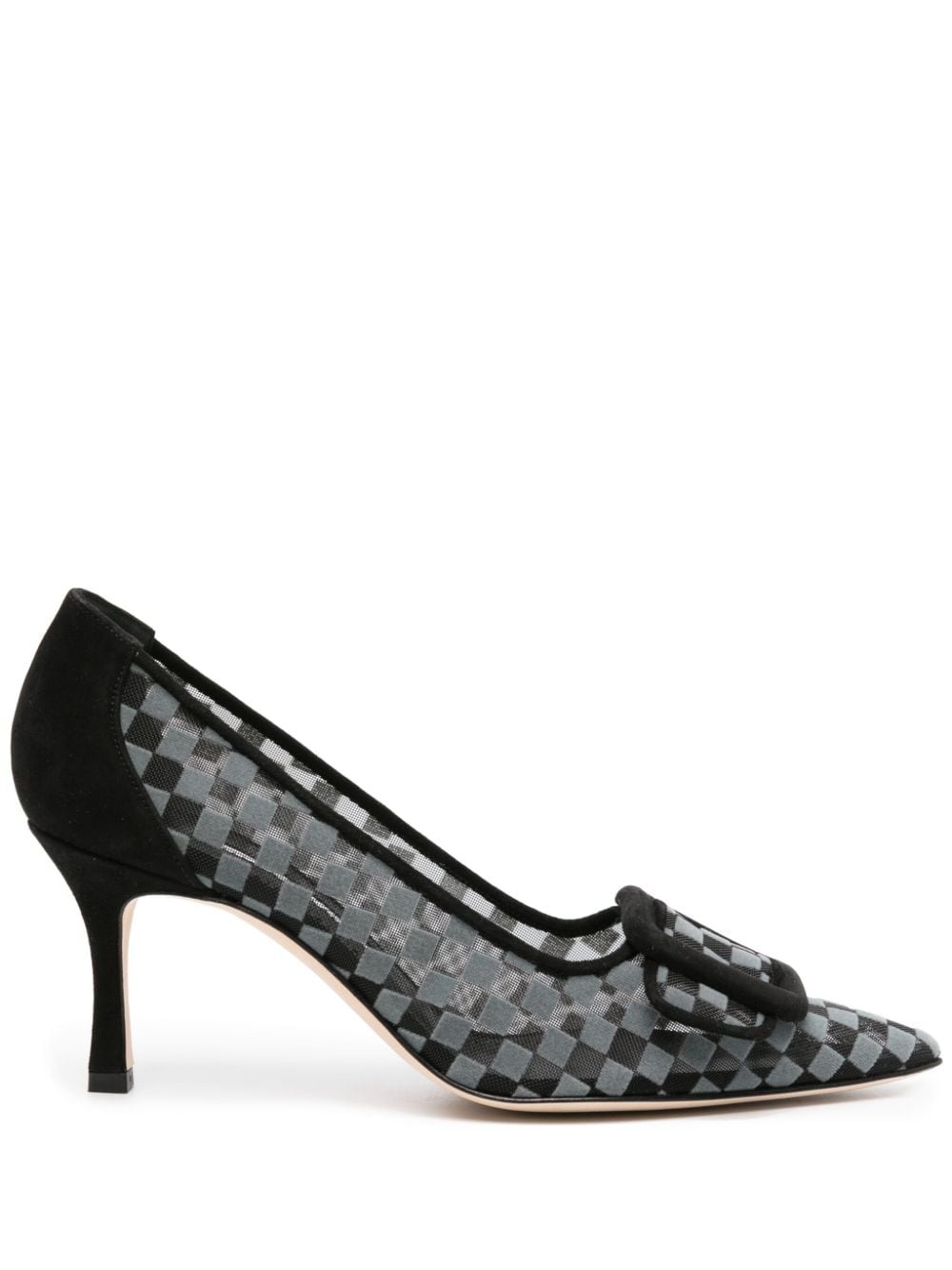 Maysale 70mm checkerboard pumps - 1