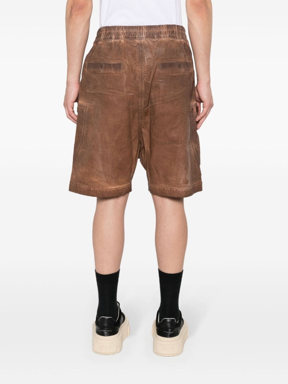 cotton coated shorts - 4