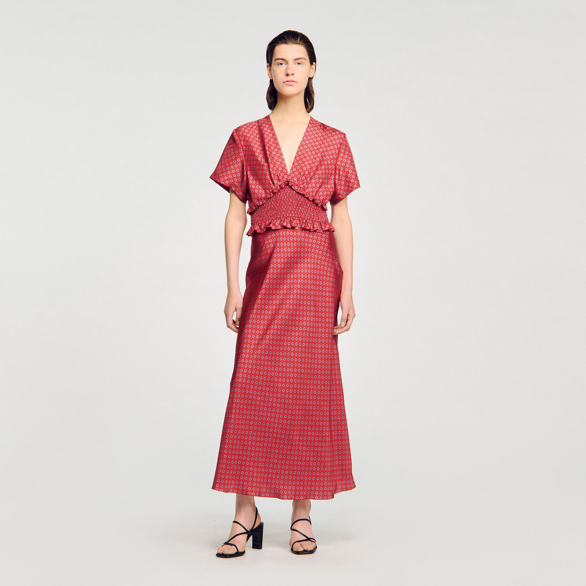 SCARF PRINT MAXI DRESS - 2