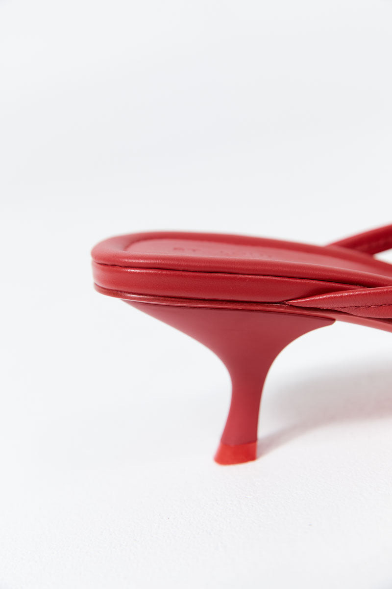 Thong Detail Heel - Rosso - 7