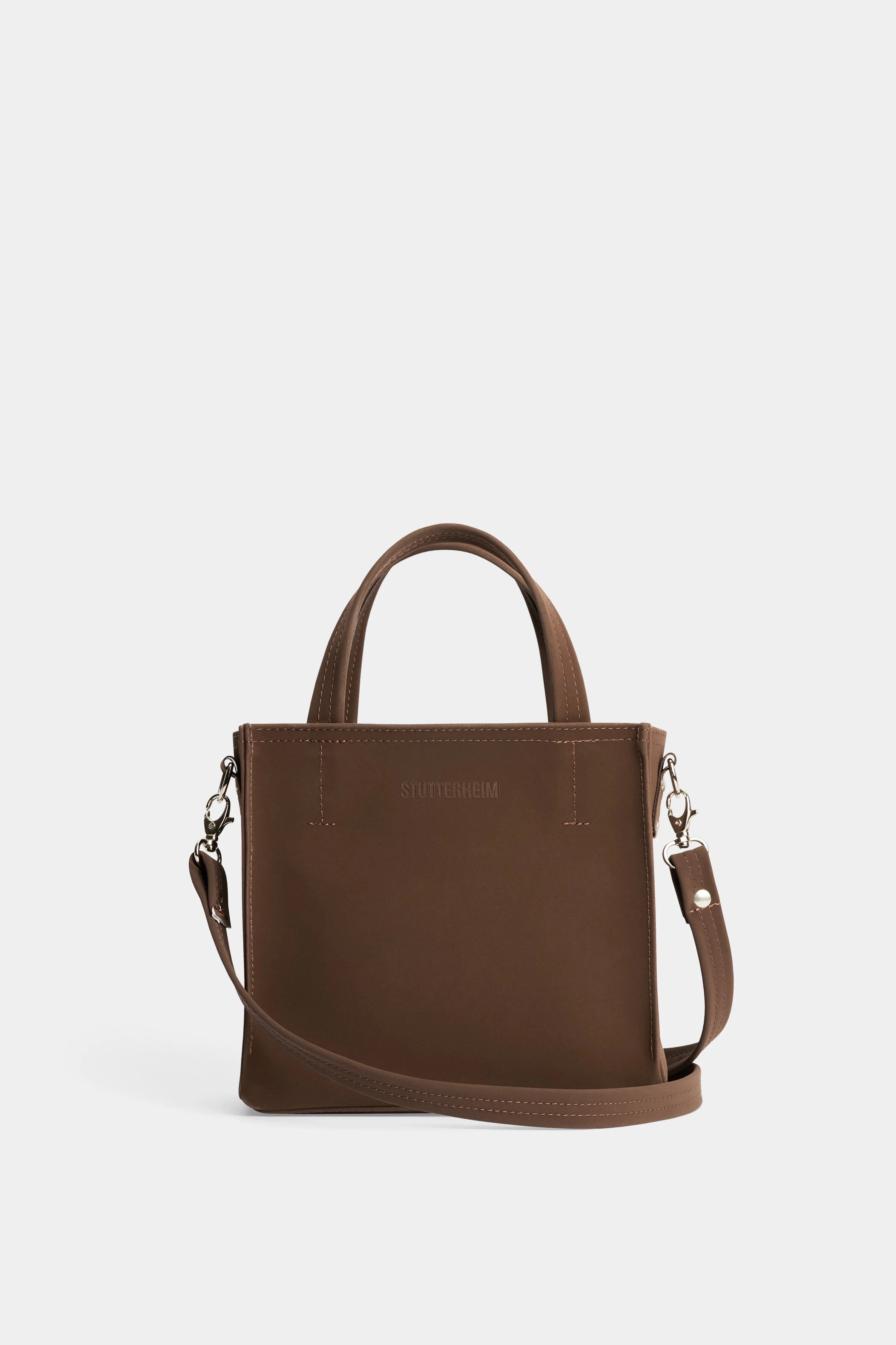 Biblio Bag Matte Dark Brown - 1