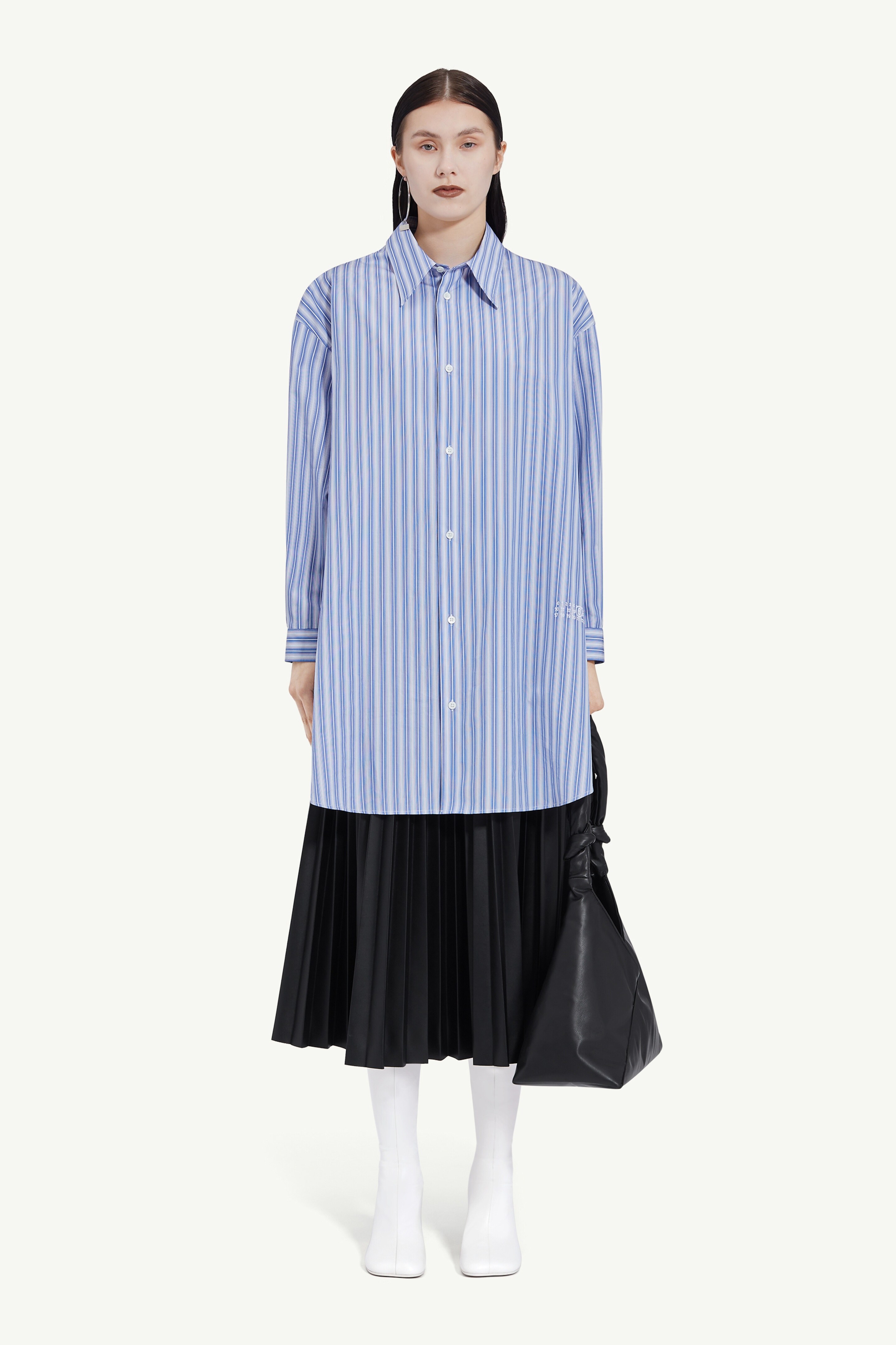 Striped shirt dress - 2