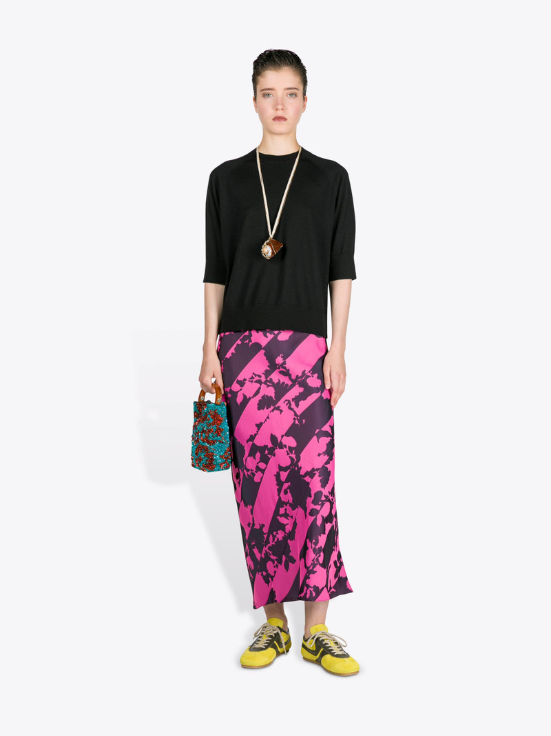Dries Van Noten PRINTED MIDI SKIRT outlook