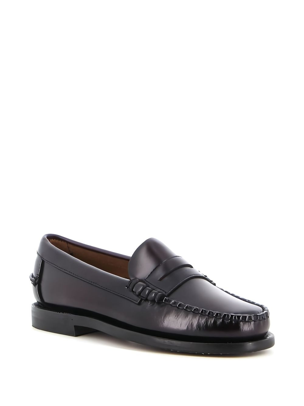 leather penny loafers - 2