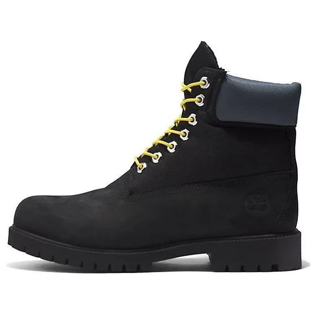 Timberland Heritage 6 Inch Waterproof Boots 'Black Regenerative Leather' A5RVZ015 - 1