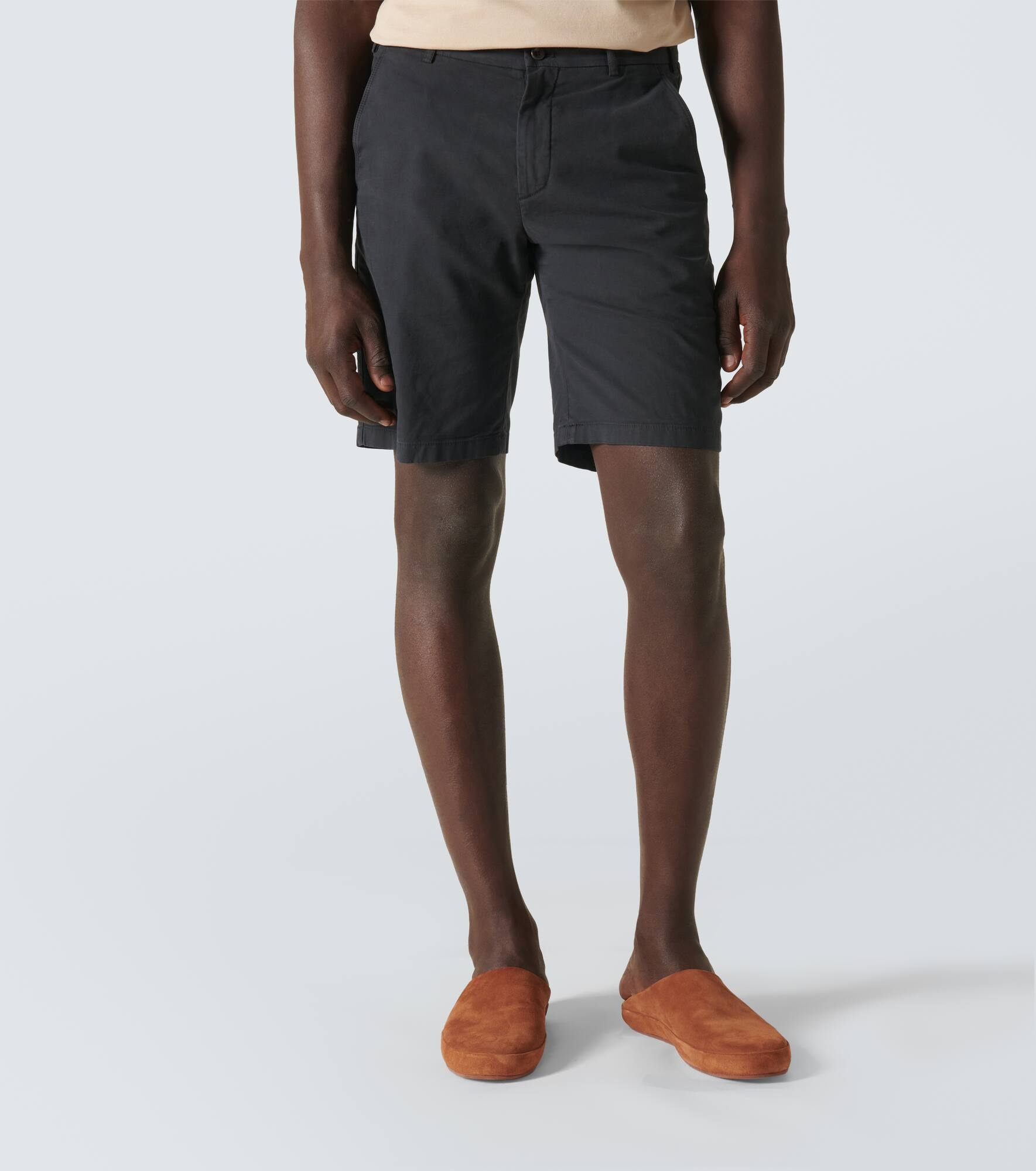 Cotton-blend Bermuda shorts - 3
