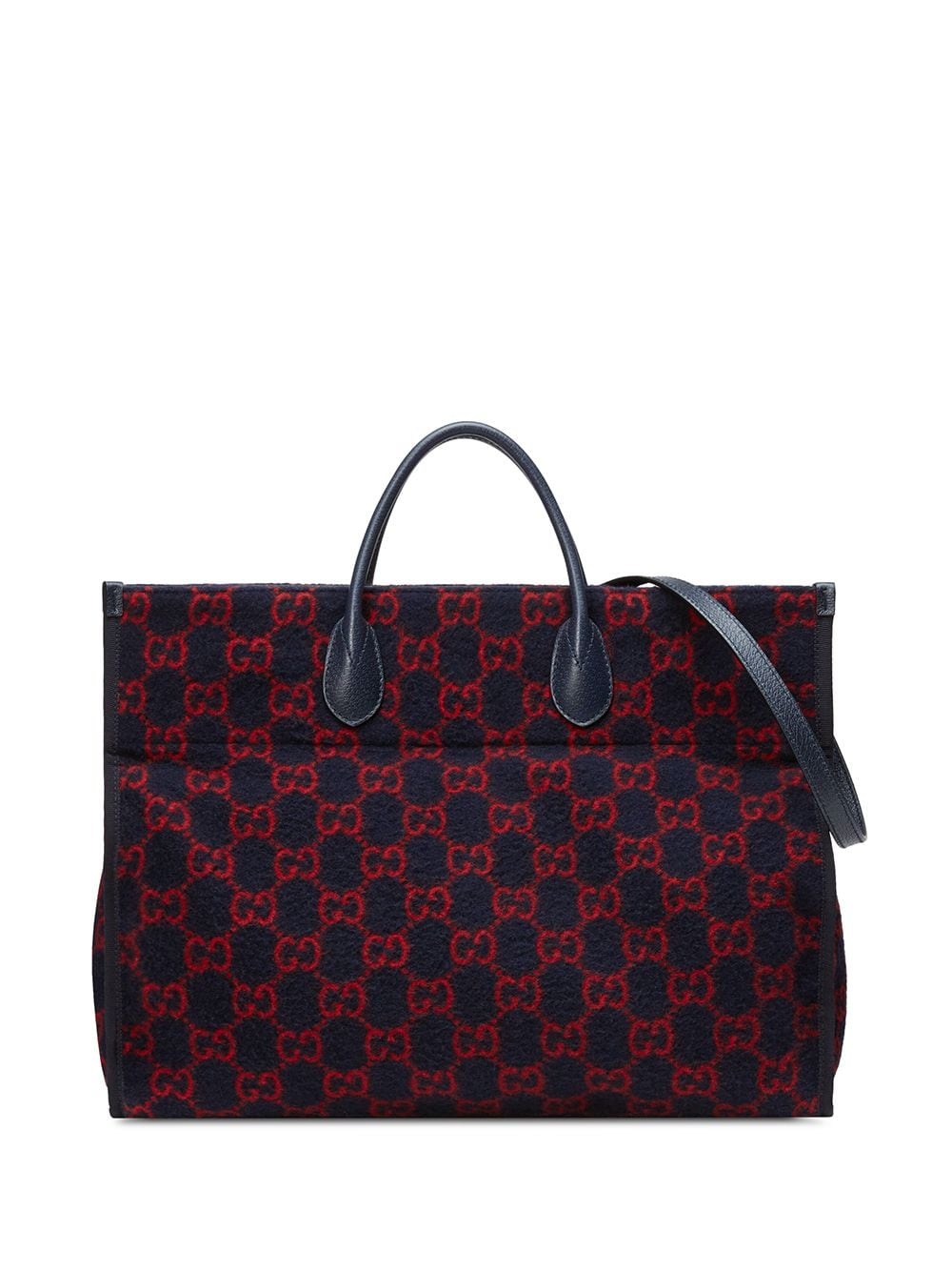 monogram print tote bag - 2