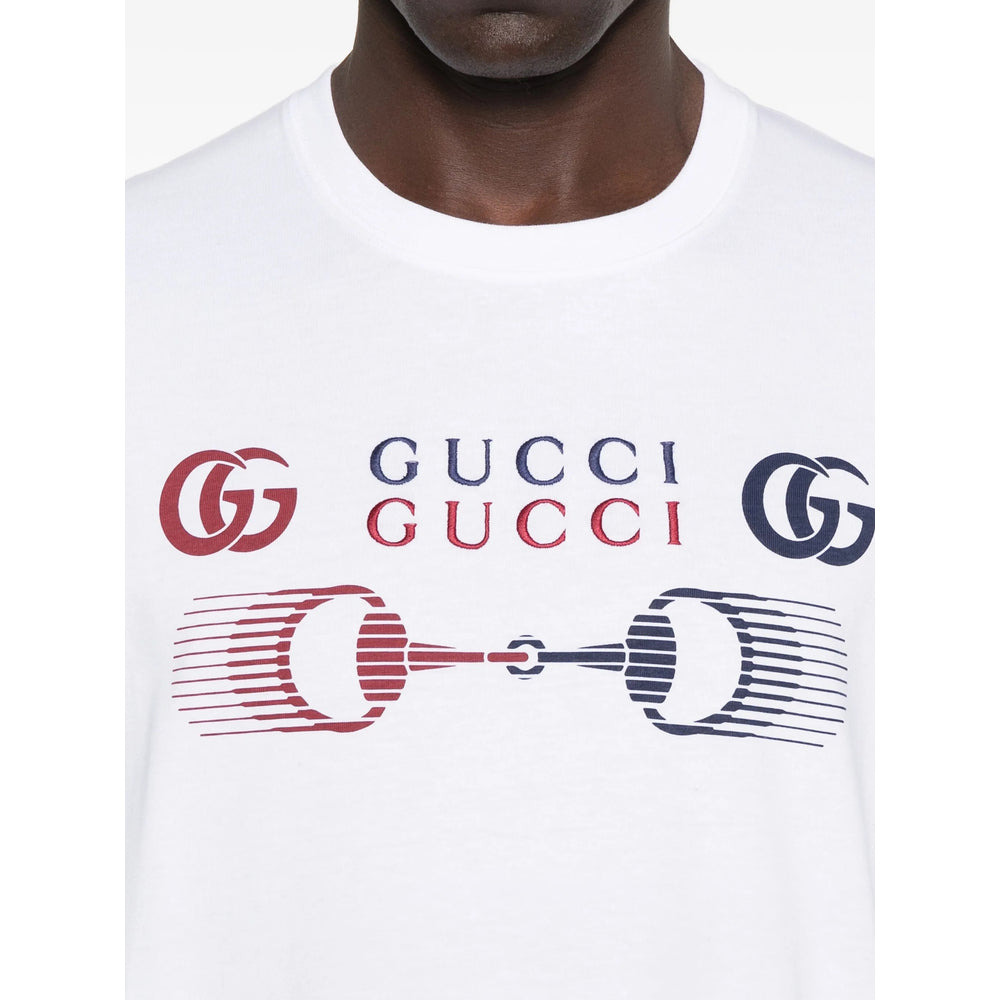 Gucci White T-Shirts & Vests - T-Shirts Men - 4