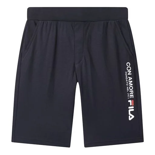 FILA Logo Alphabet Printing Sports Shorts Blue F11M028609F-NV - 1