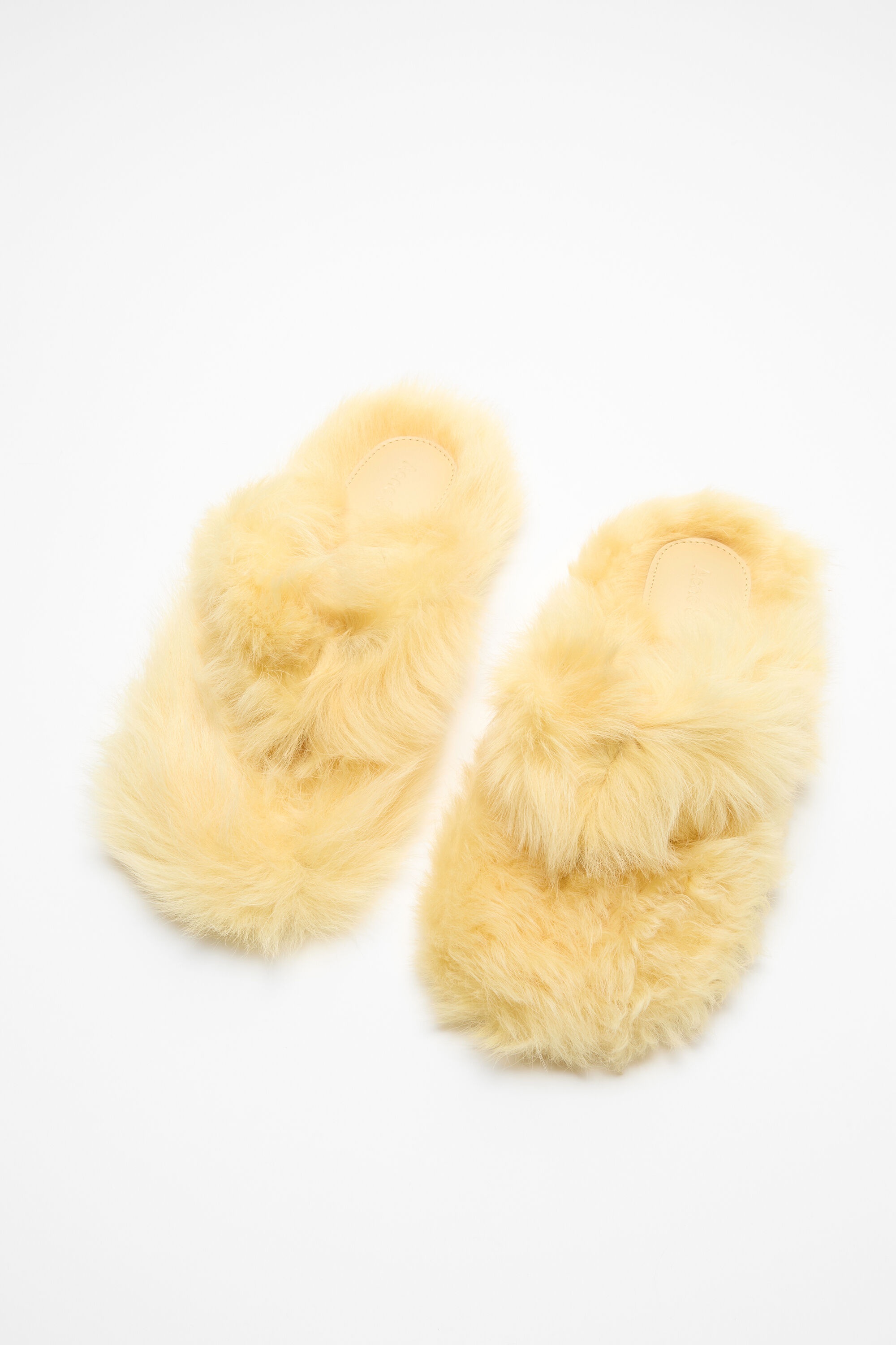 Shearling sandals - Canary yellow - 3
