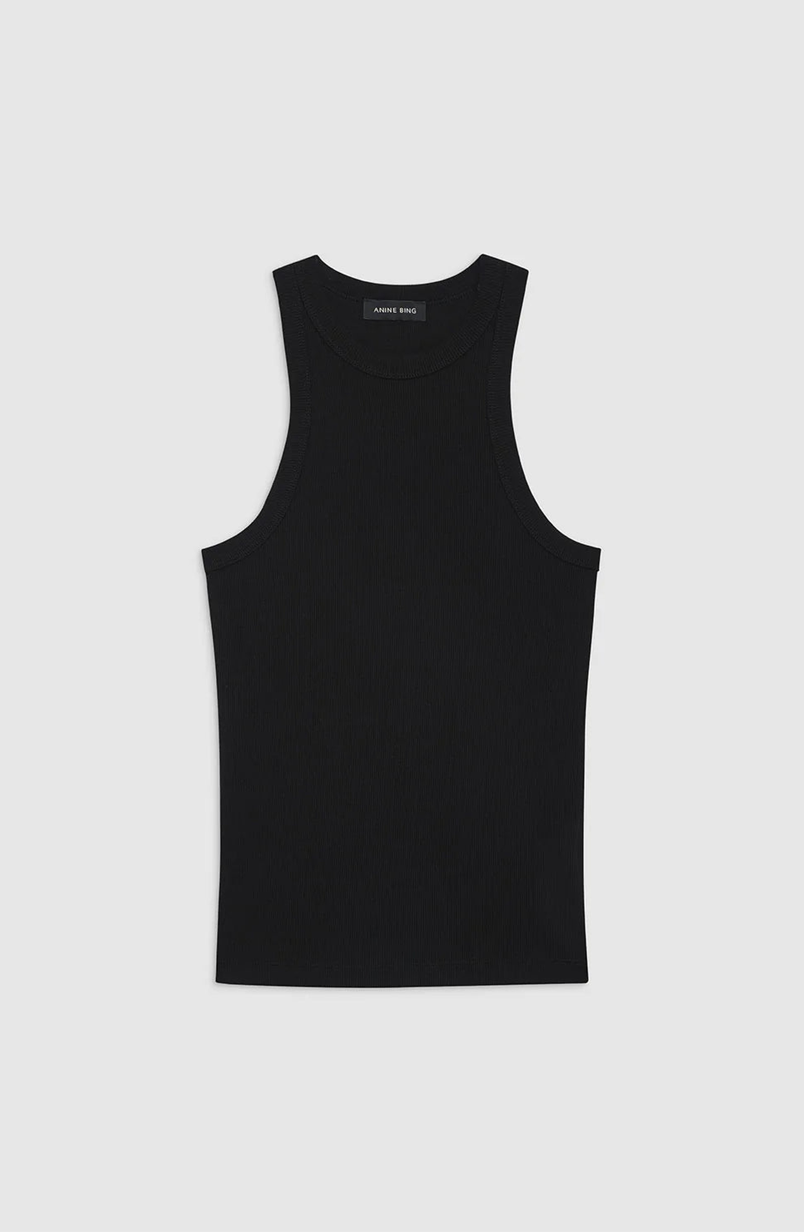 ANINE BING Eva Tank Top in Black at Nordstrom - 4