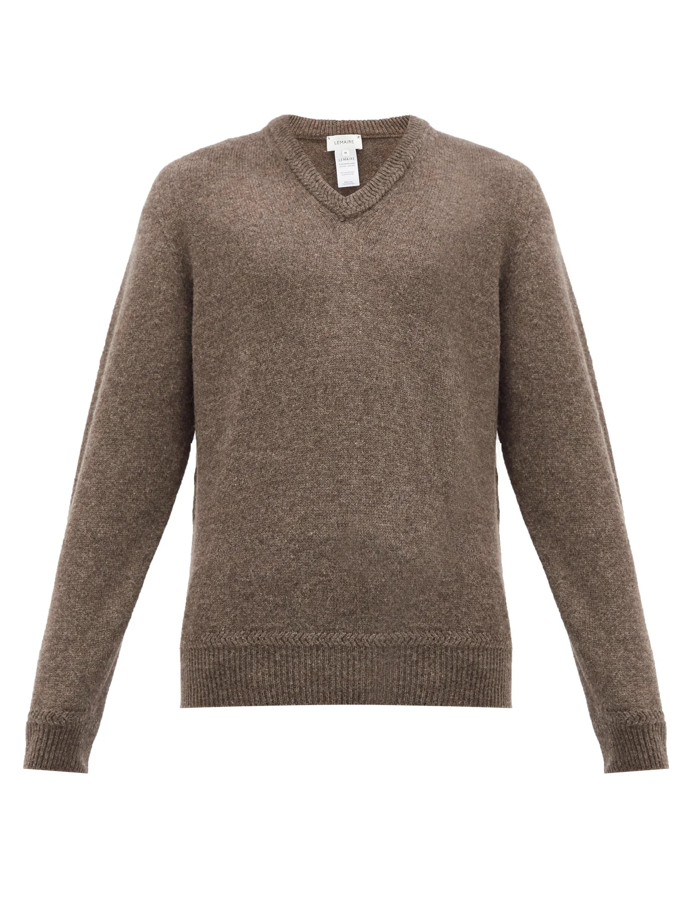 V-neck wool sweater - 1