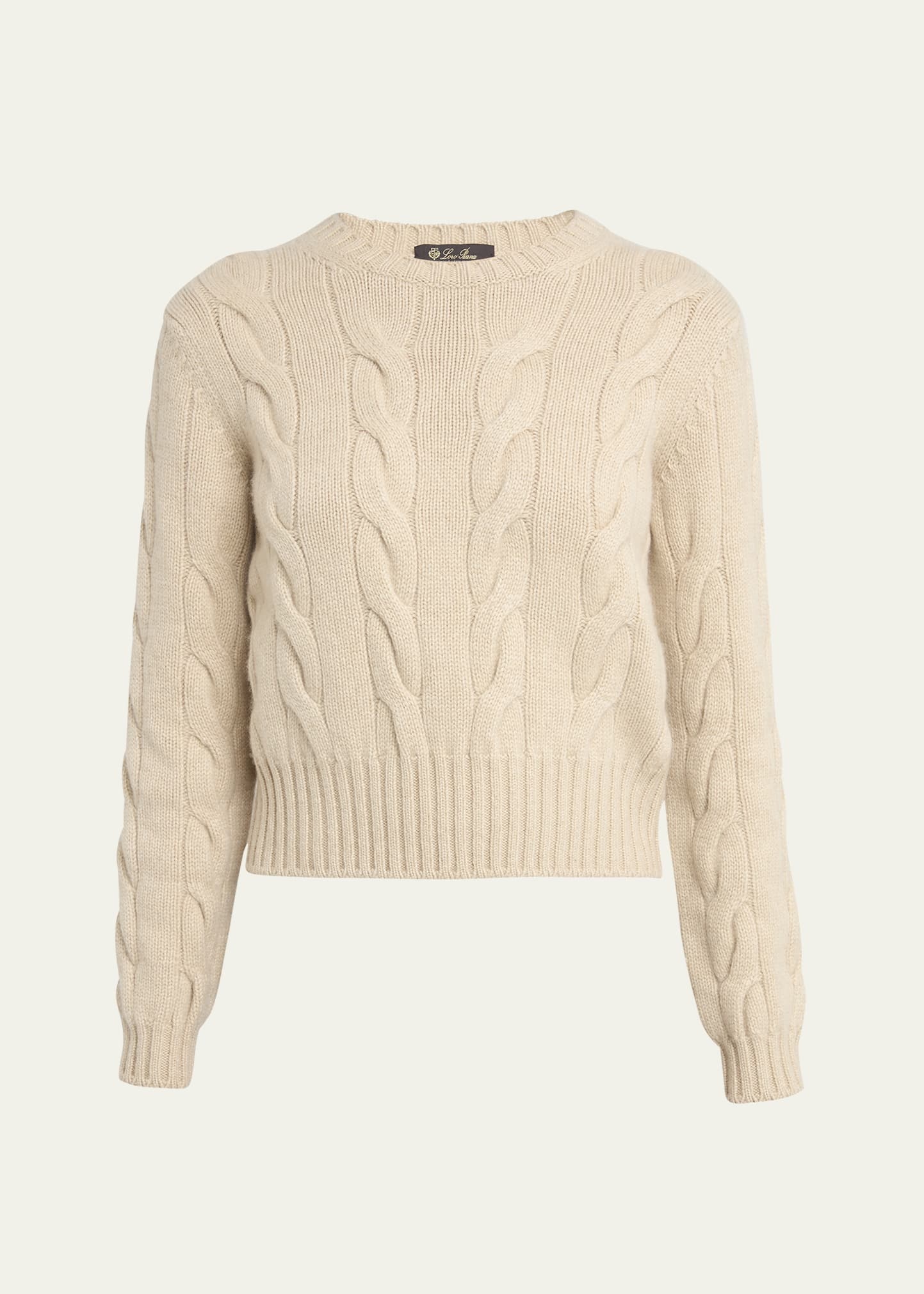 Napier Cashmere Cable-Knit Sweater - 1