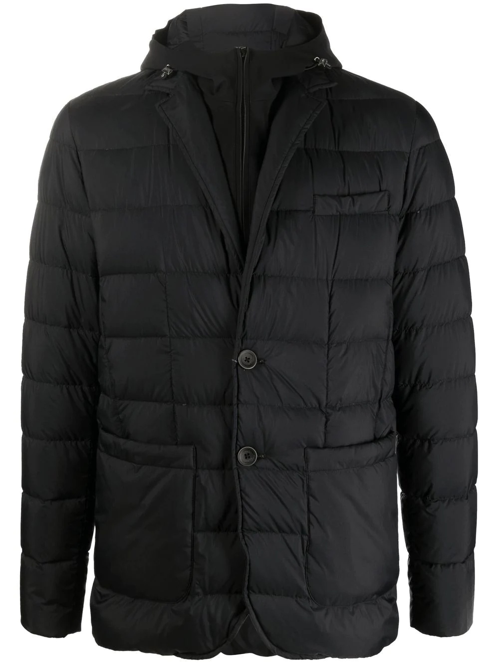 button-down padded jacket - 1