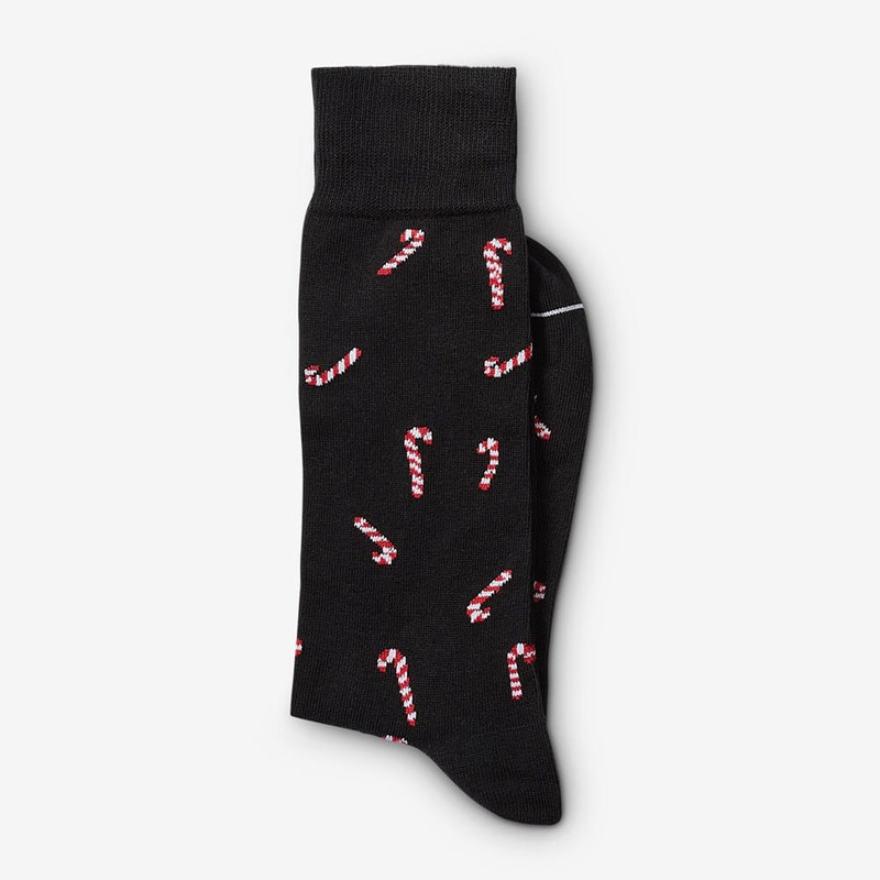 ALLEN EDMONDS Candy Cane Dress Socks outlook