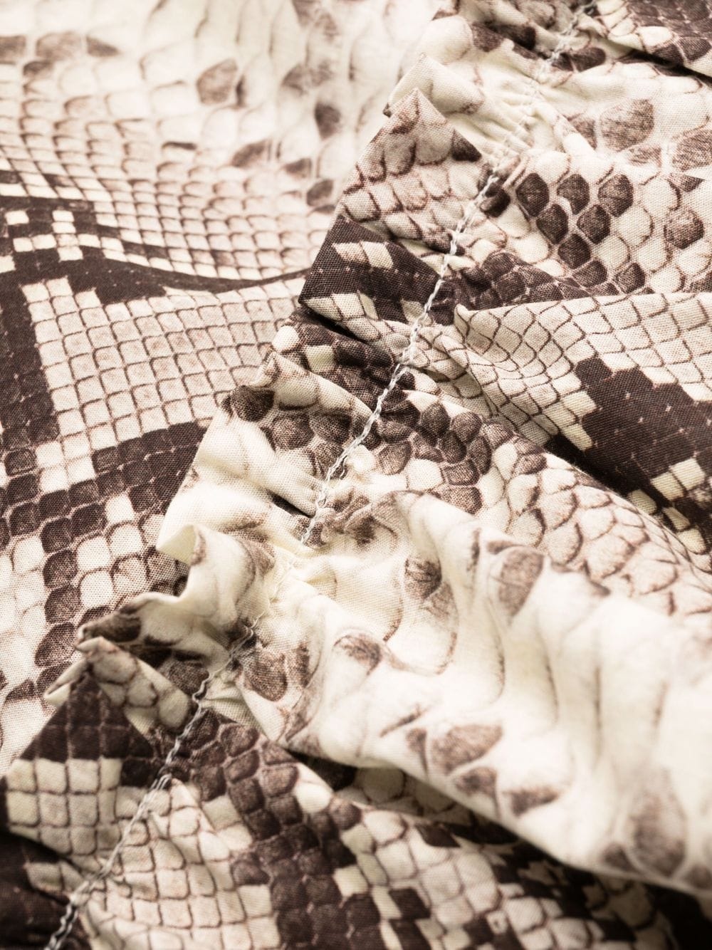 python-print mini dress - 6