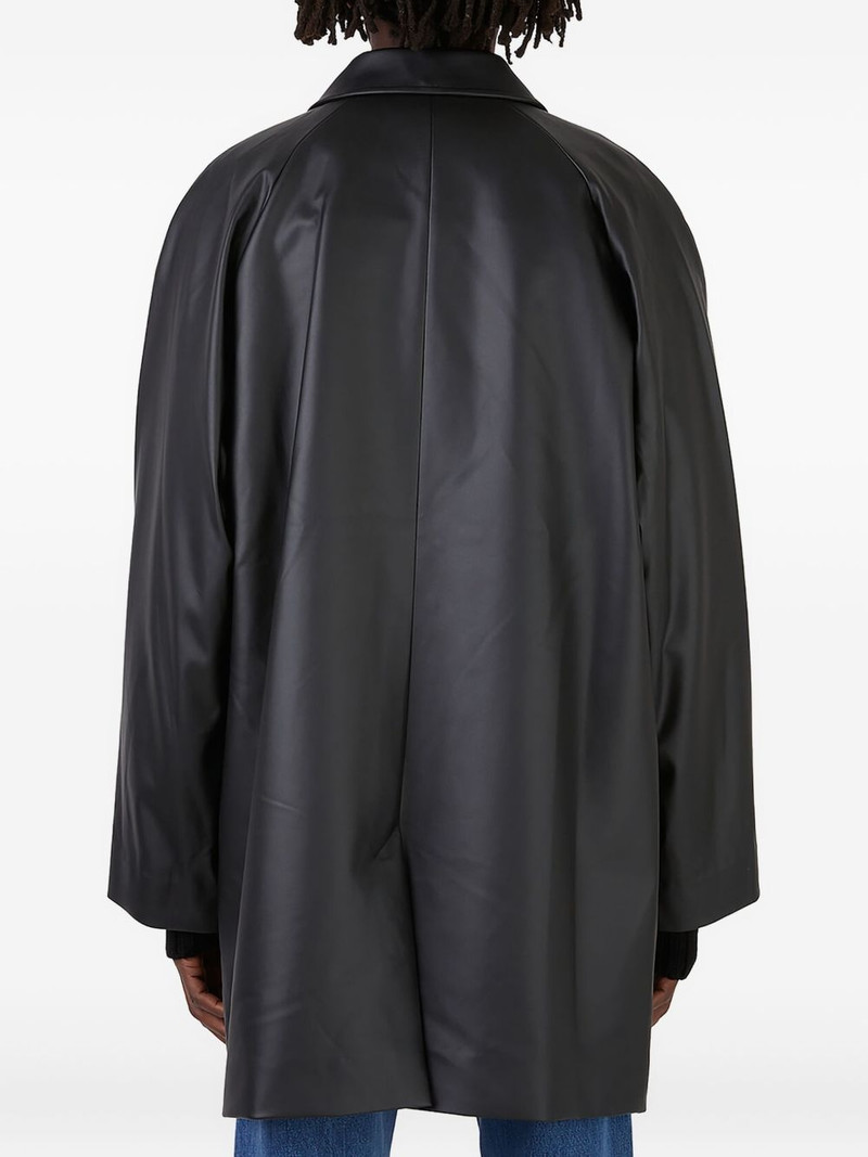 zip-fastening raglan-sleeve coat 4