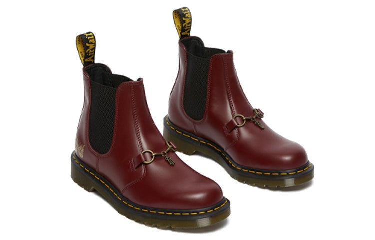 Dr.Martens 2976 Needles Snaffle Chelsea Boots 'Cherry Red' 26908600 - 3