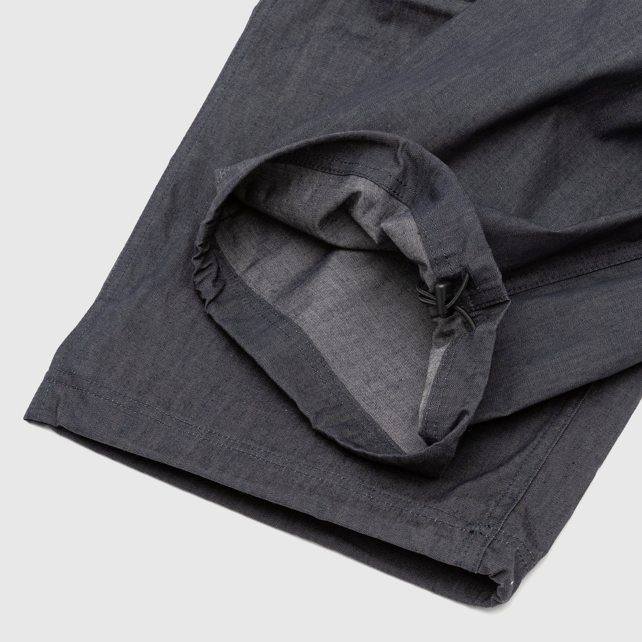 COTTON DENIM CARGO PANTS - 4