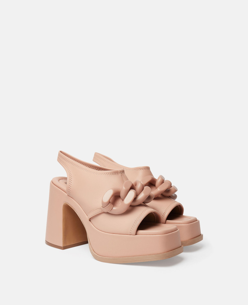 Stella McCartney Skyla Chain Platform Sandals outlook