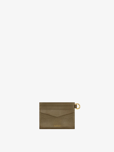Givenchy 4G CARD HOLDER IN GRAINED LEATHER outlook