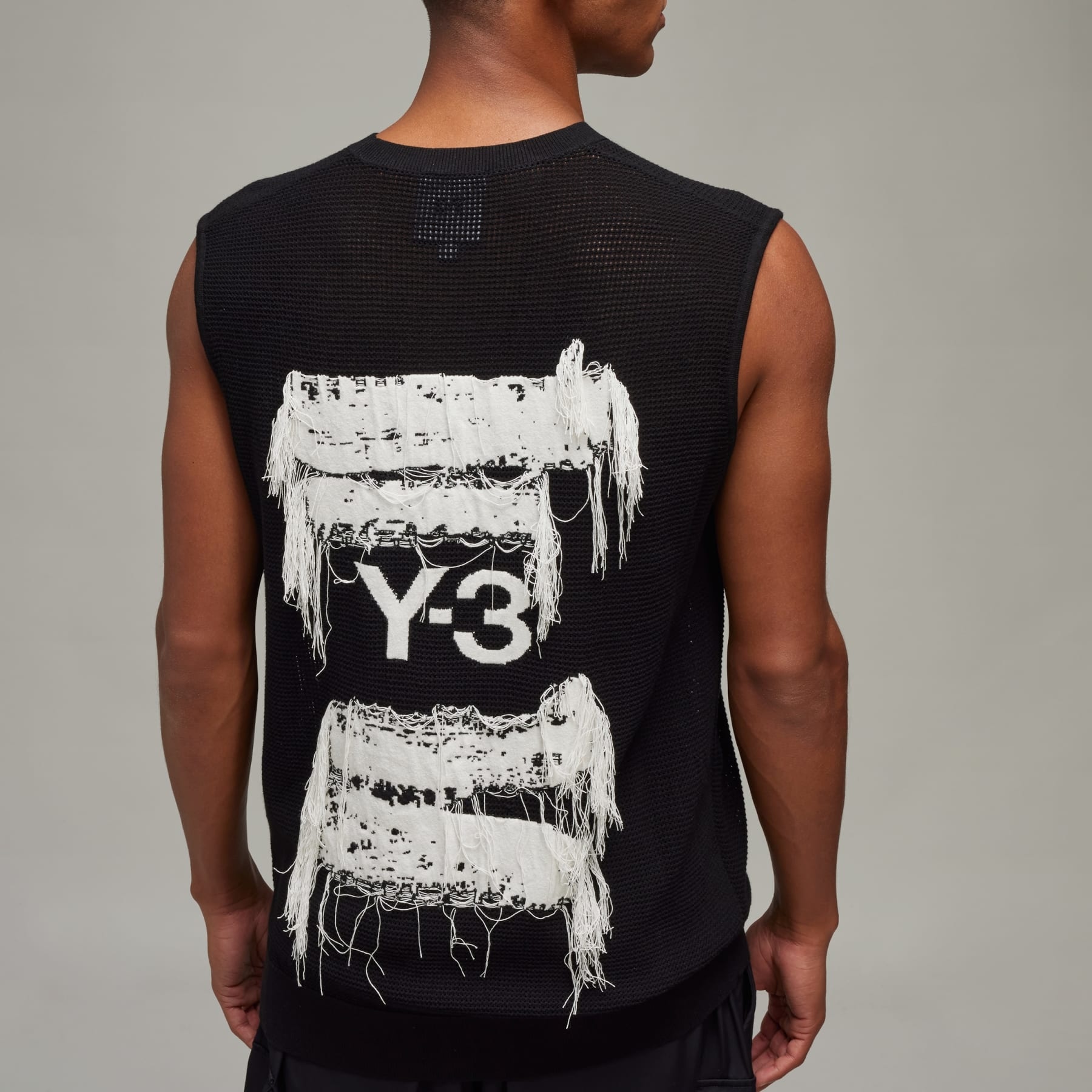 Y-3 Graphic Knit Vest - 9