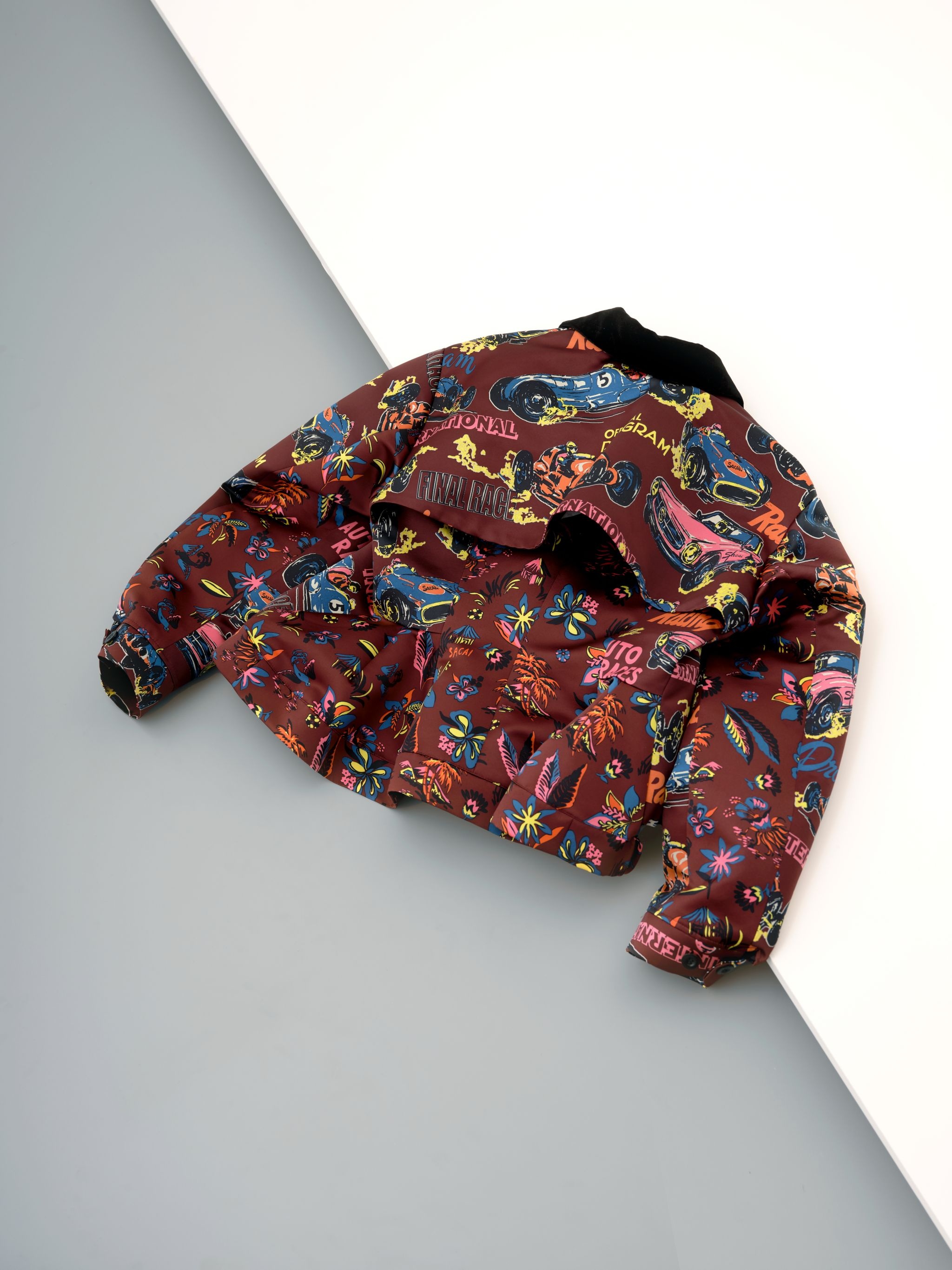 Car Race / Tropical Print Jacket - 5