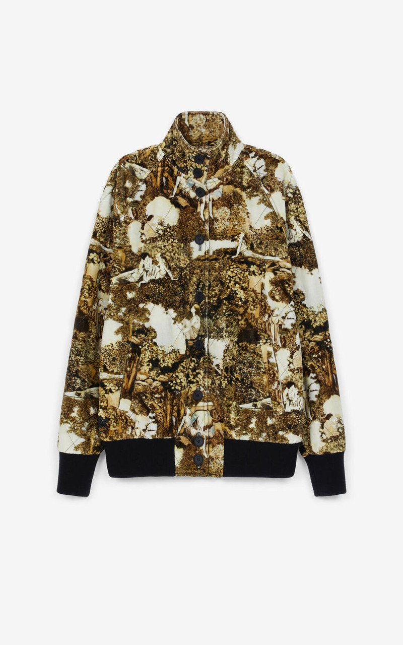 'Dreamers' quilted bomber jacket 1