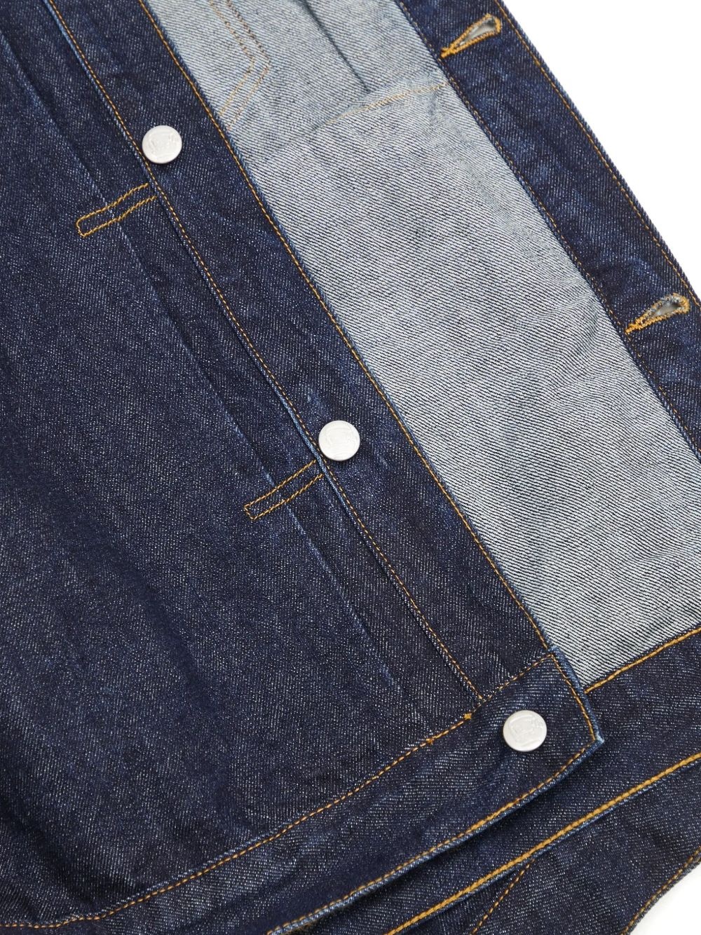 embroidered denim jacket - 5