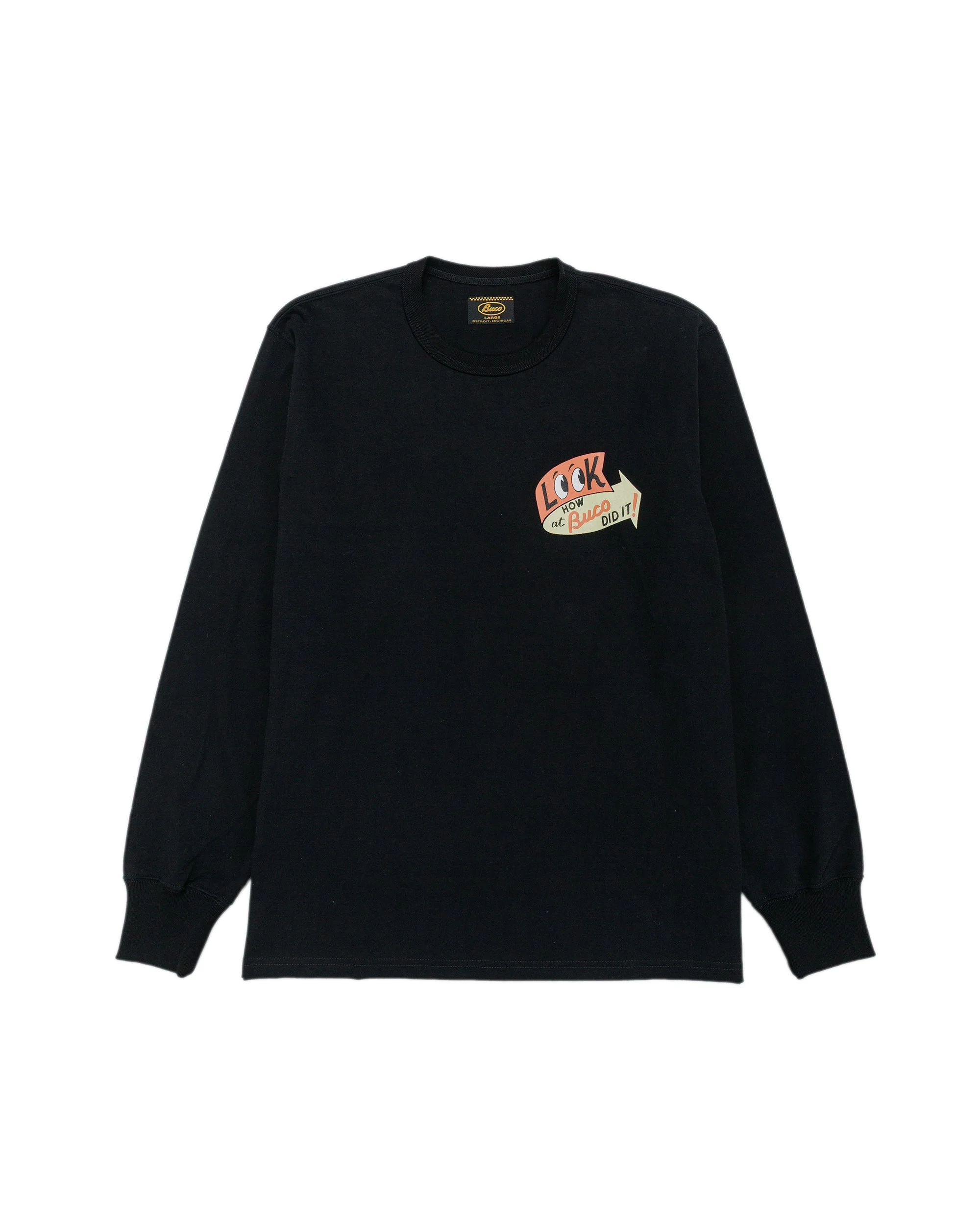 BC25105 BUCO L/S Tee / Look At How Buco Did It! Black - 1