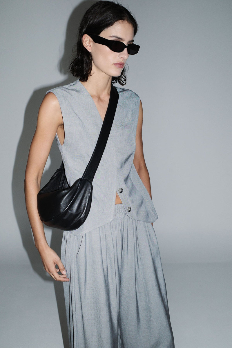 Minimal Tailored Vest - Mist 7