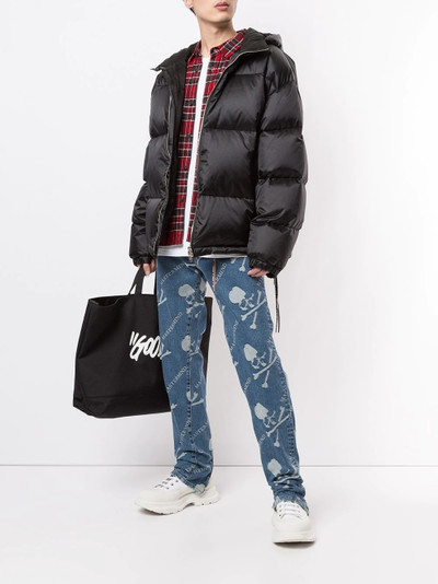 MASTERMIND WORLD monogram print jeans outlook