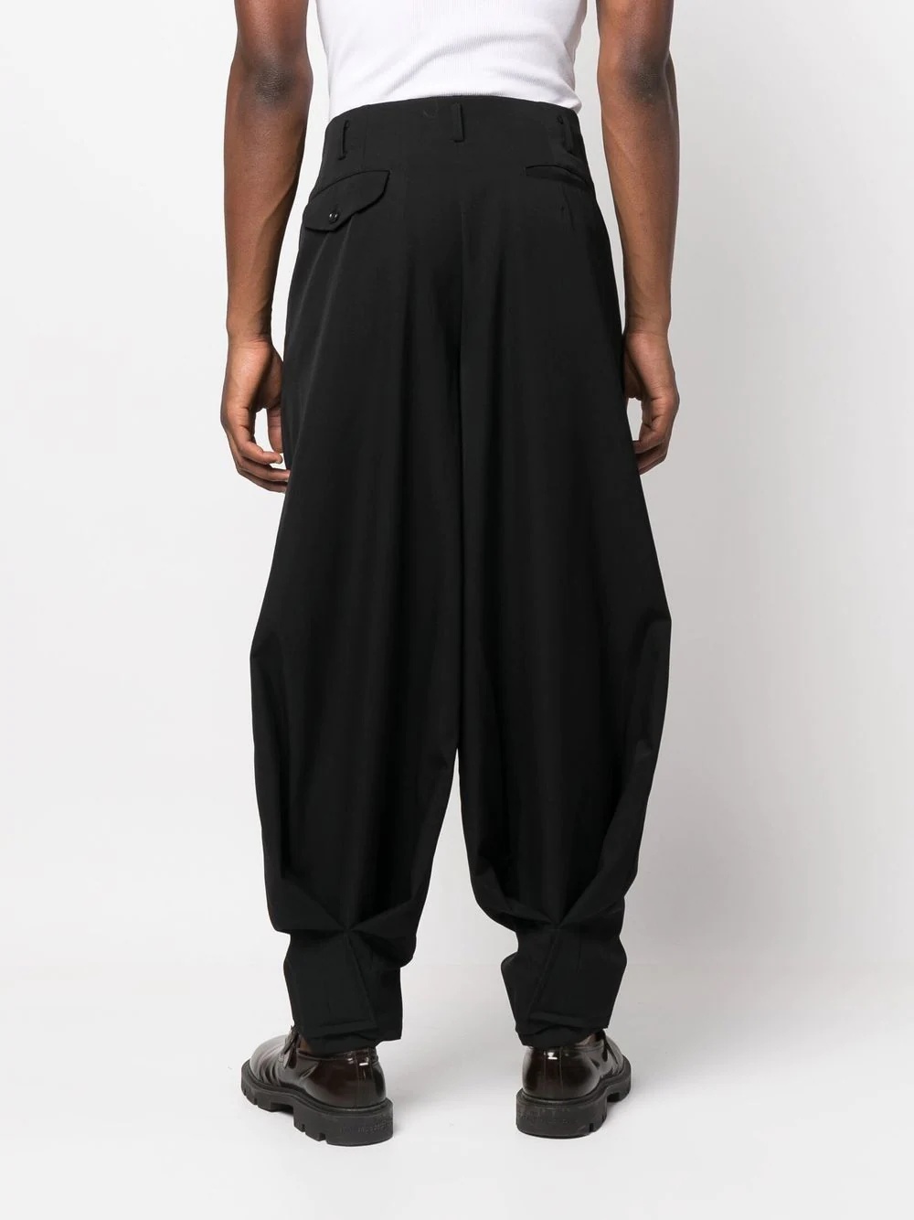 oversized drop-crotch trousers - 4