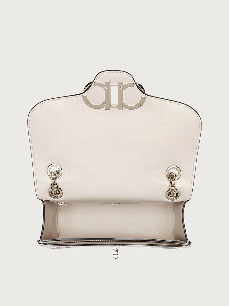 QUILTED GANCINI FLAP BAG (L) - 4