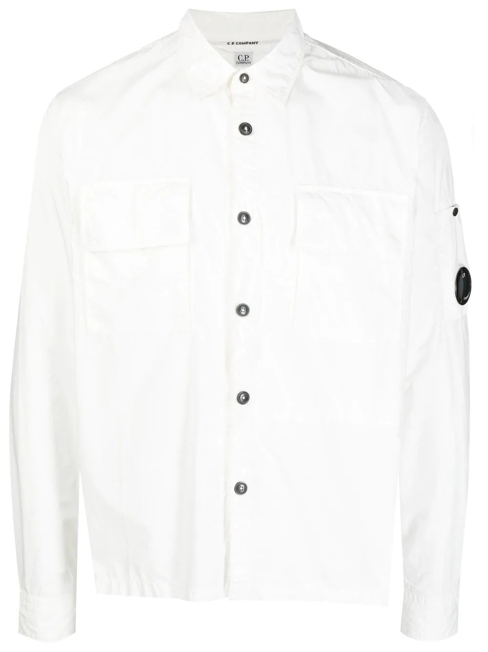 Lens detail long sleeve shirt - 1