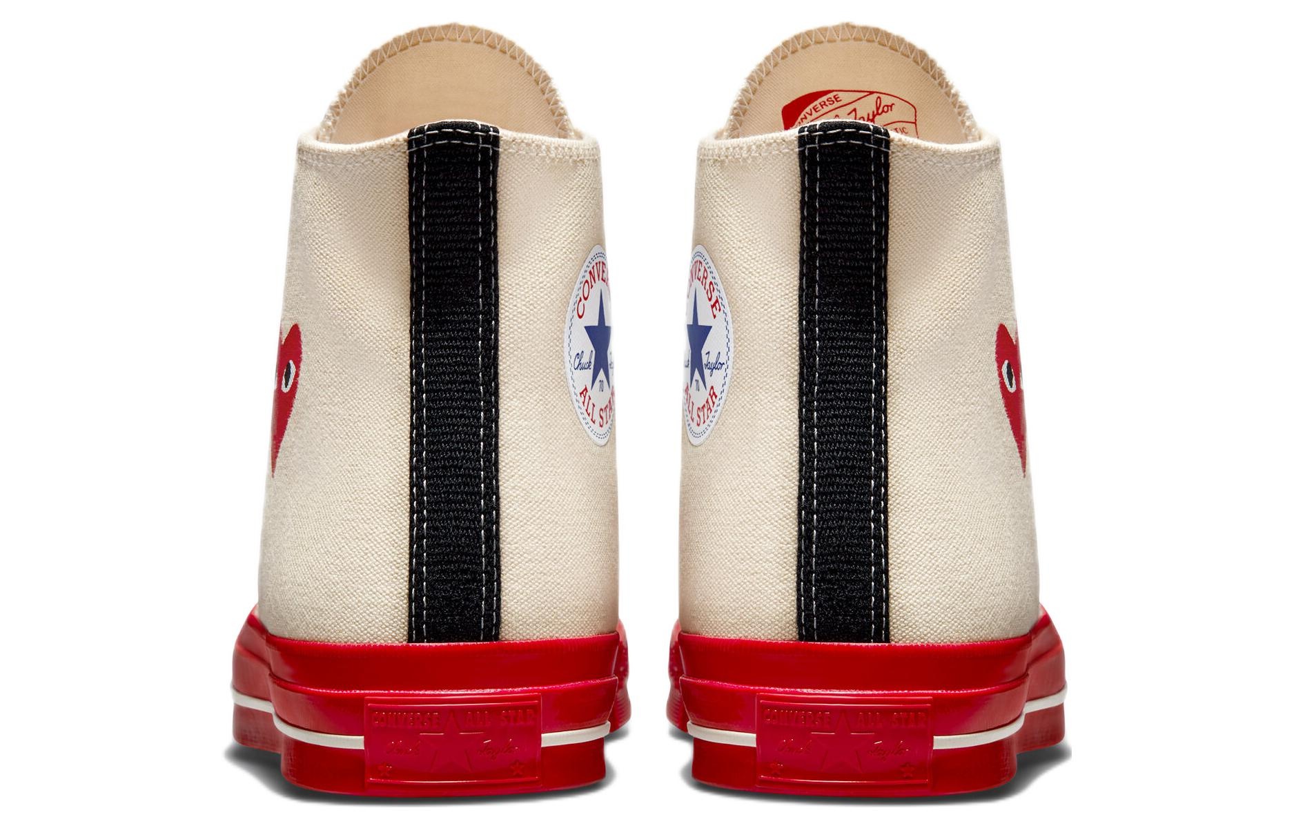 Converse x COMME des GARCONS PLAY Chuck 70 High 'Pristine Red' A01794C - 6