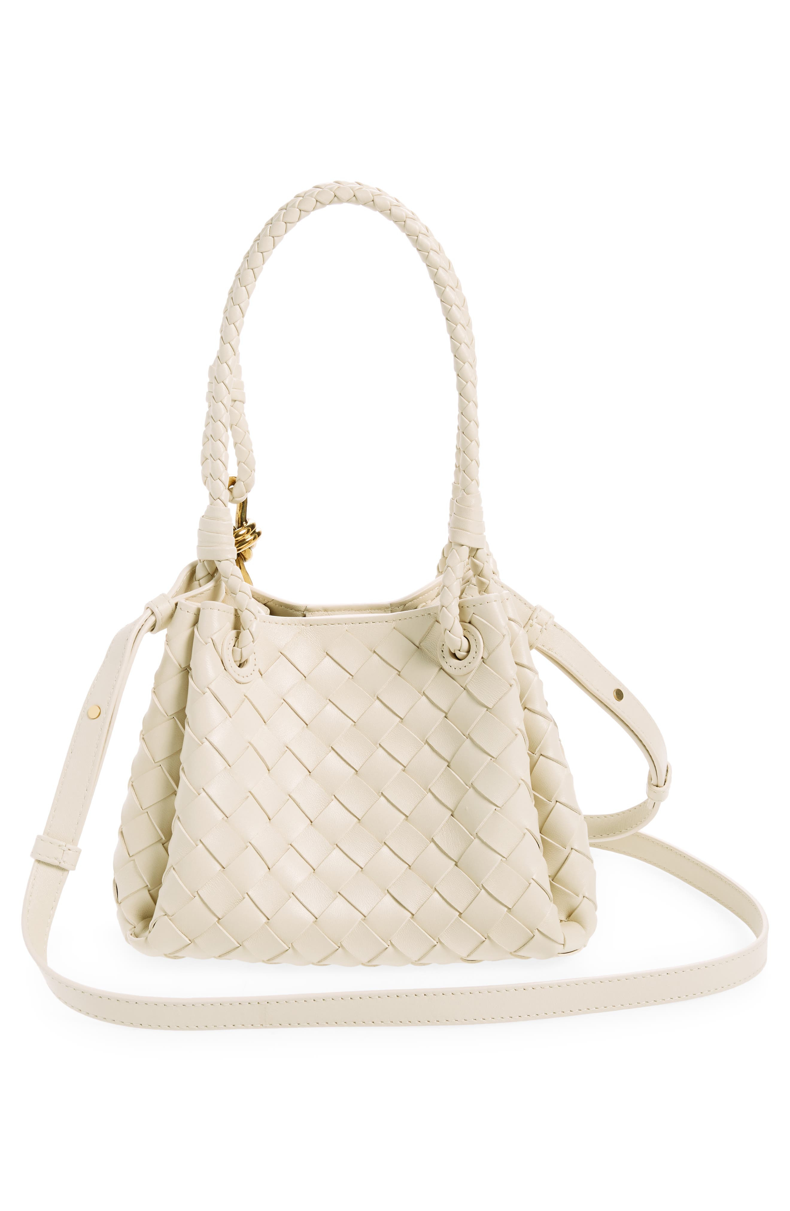Small Andiamo Intrecciato Leather Crossbody Bag - 4