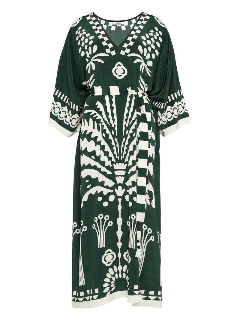 Holi V-neck printed kaftan 1