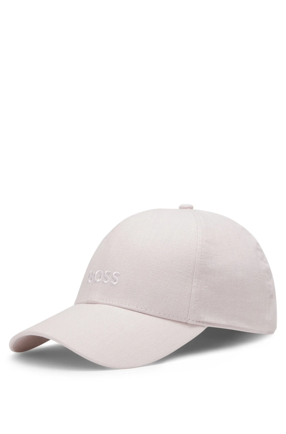 LINEN CAP WITH EMBROIDERED LOGO - 1