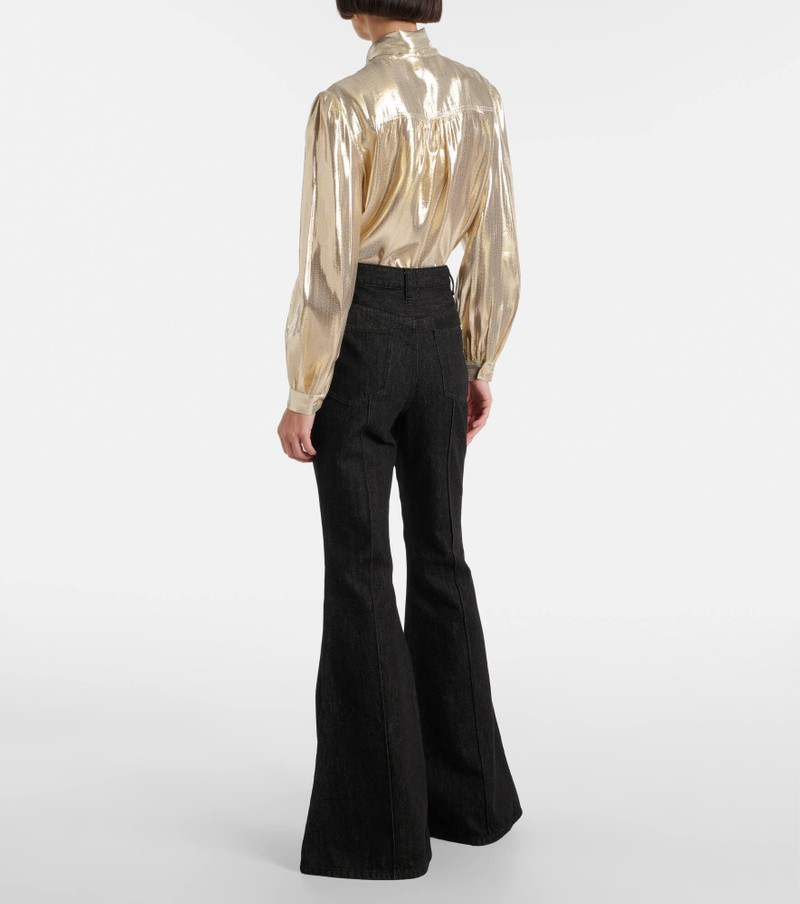 Mid-rise flared jeans 3