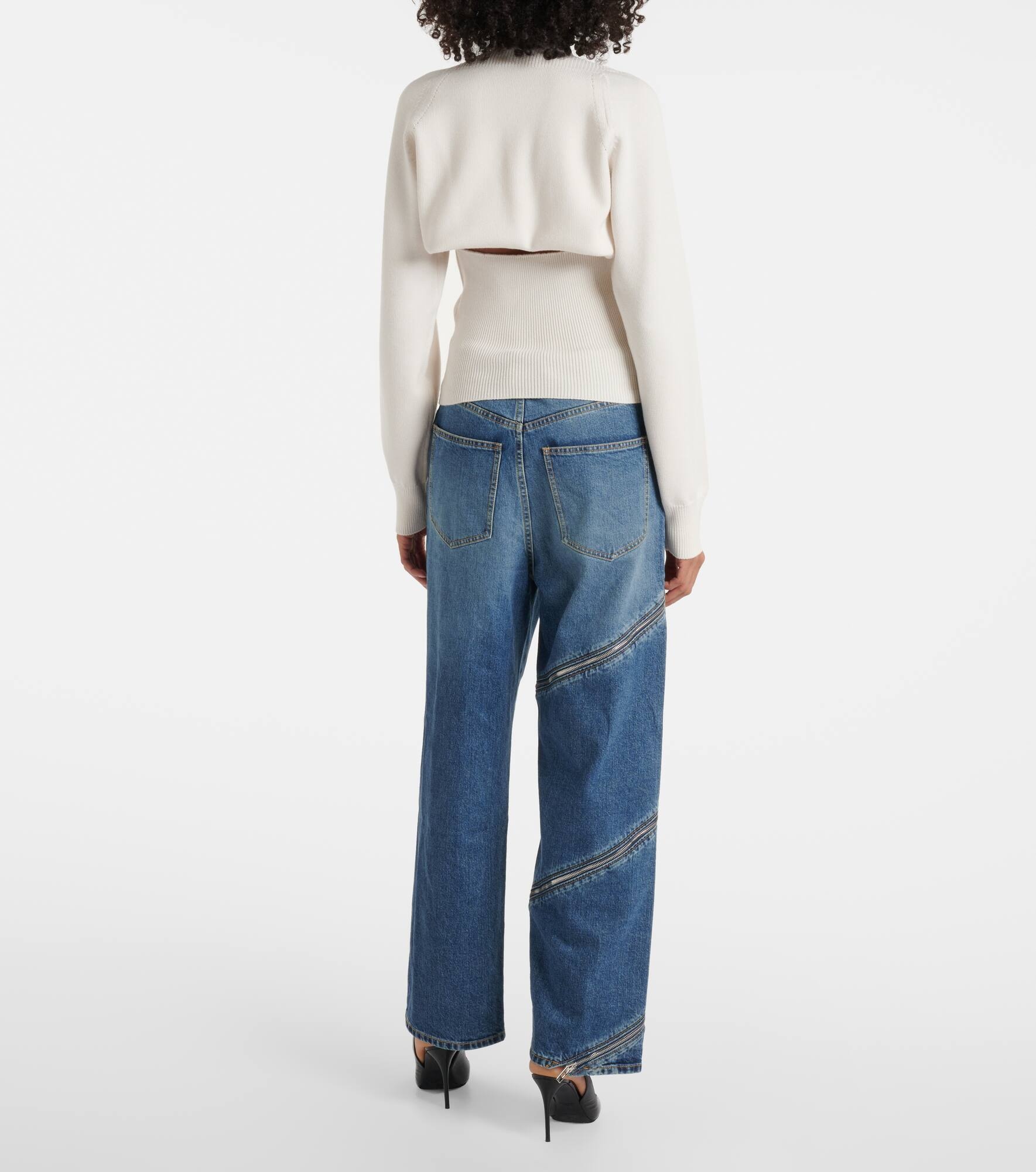 Cutout wool sweater - 3